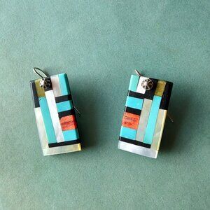 Native American Mosaic Earrings